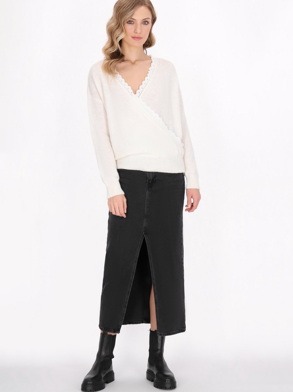 Dreimaster Pullover Damen Polyamid