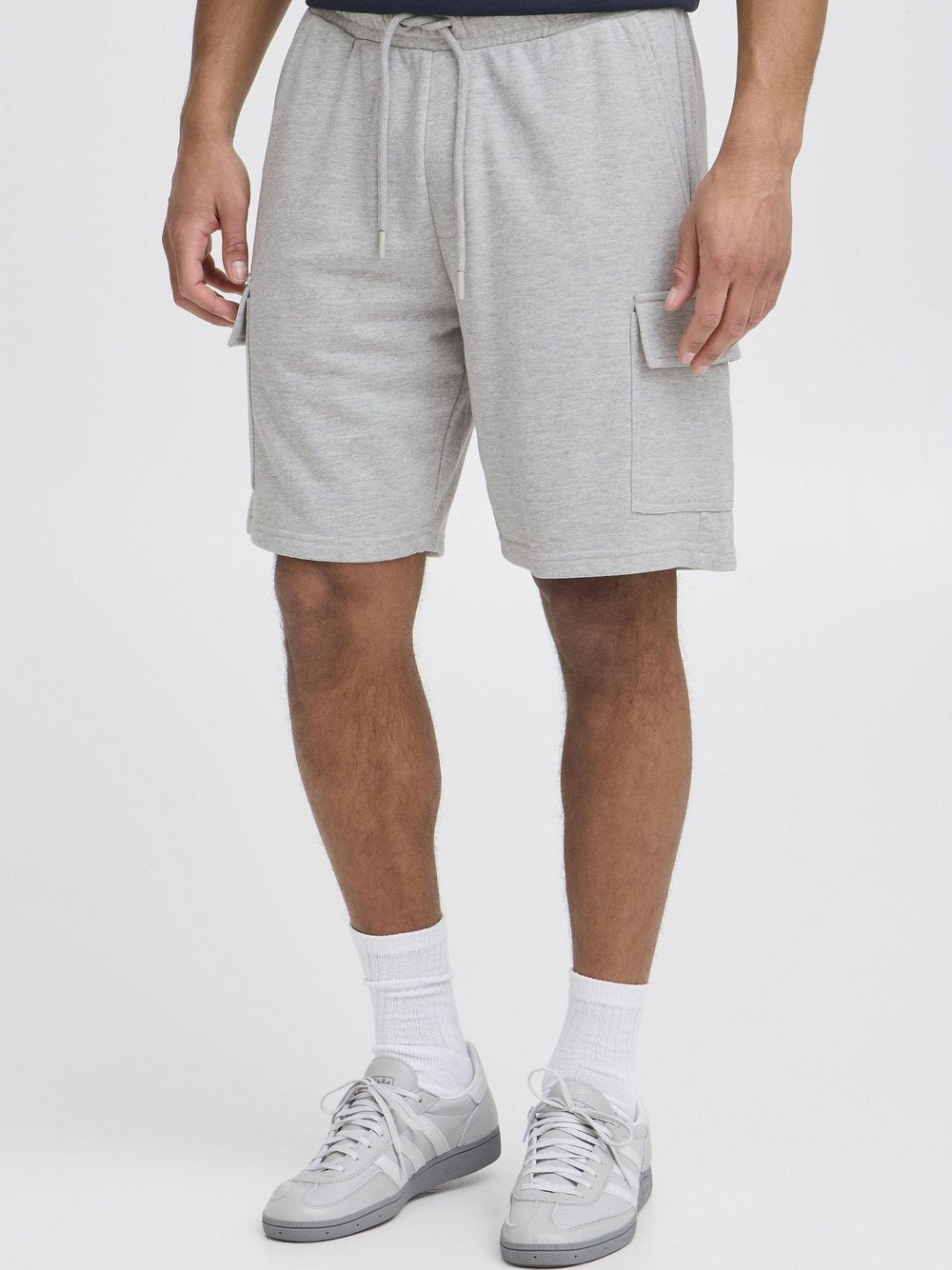 BLEND Cargoshorts Herren Baumwolle meliert