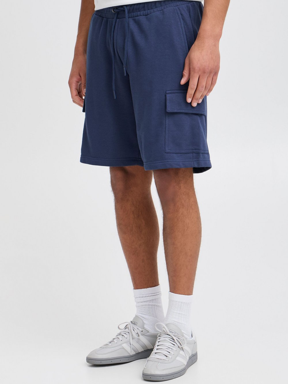 BLEND Cargoshorts Herren Baumwolle meliert