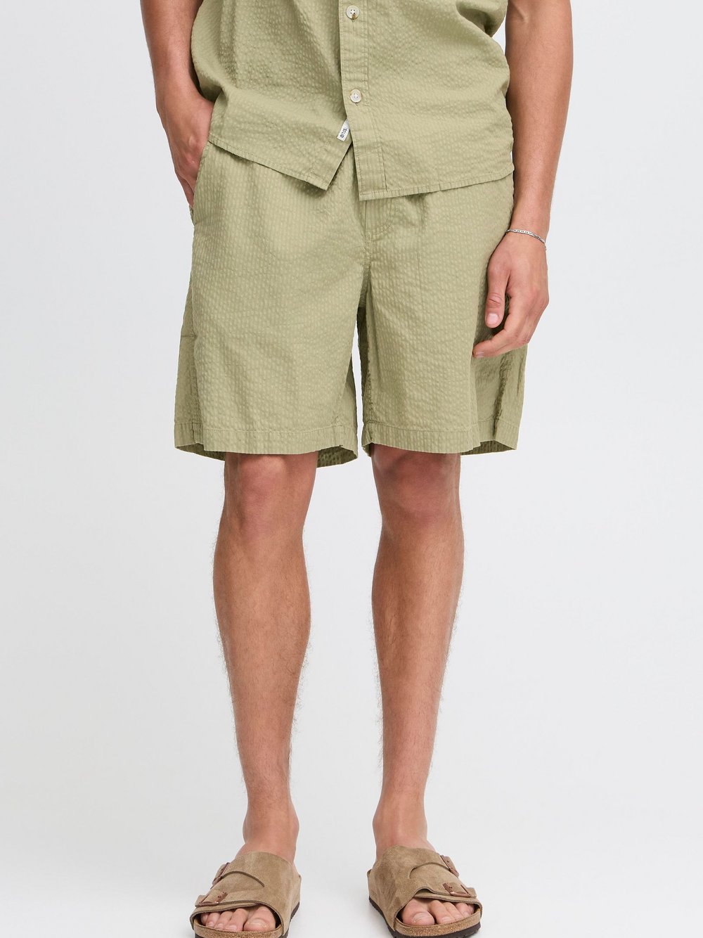 BLEND Chinoshorts Herren gestreift