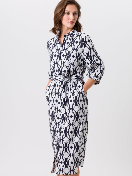 TUZZI Jerseykleid Damen Baumwolle gemustert