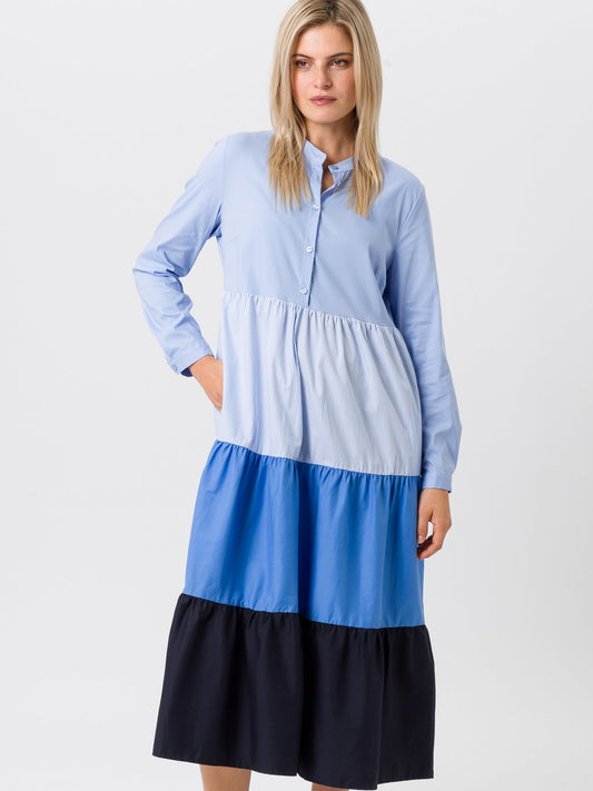 TUZZI Stufenkleid Damen Baumwolle gemustert