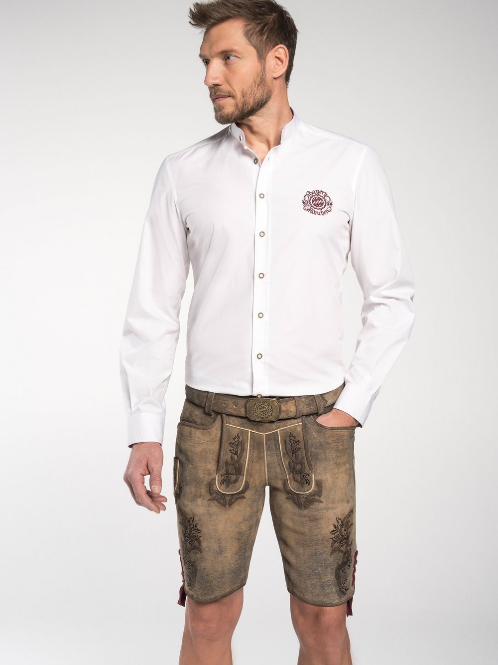 Spieth & Wenksy Trachtenhemd Herren Slim Fit