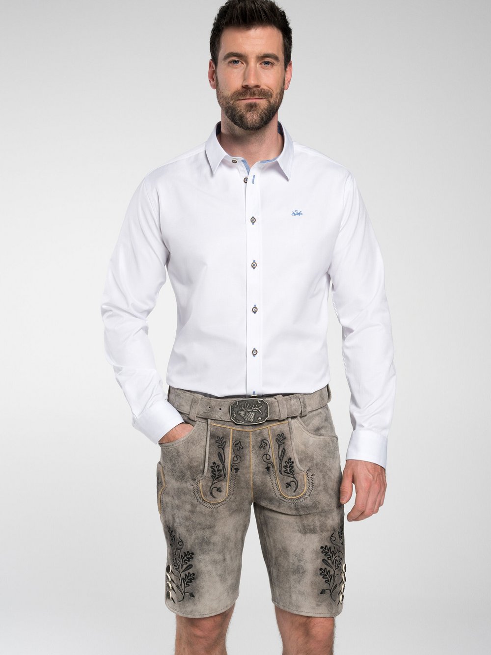 Spieth & Wenksy Trachtenhemden Herren Slim Fit Baumwolle