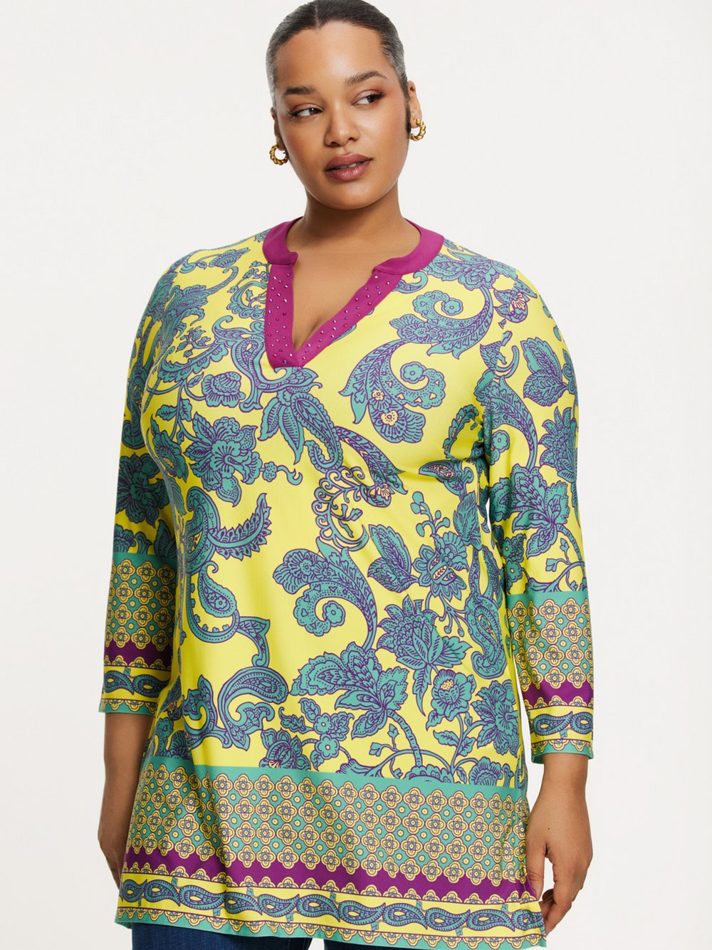 YOEK Tunika Damen bedruckt