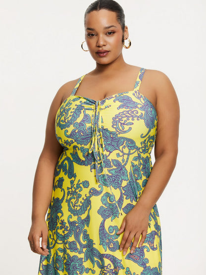 YOEK Kleid Damen bedruckt