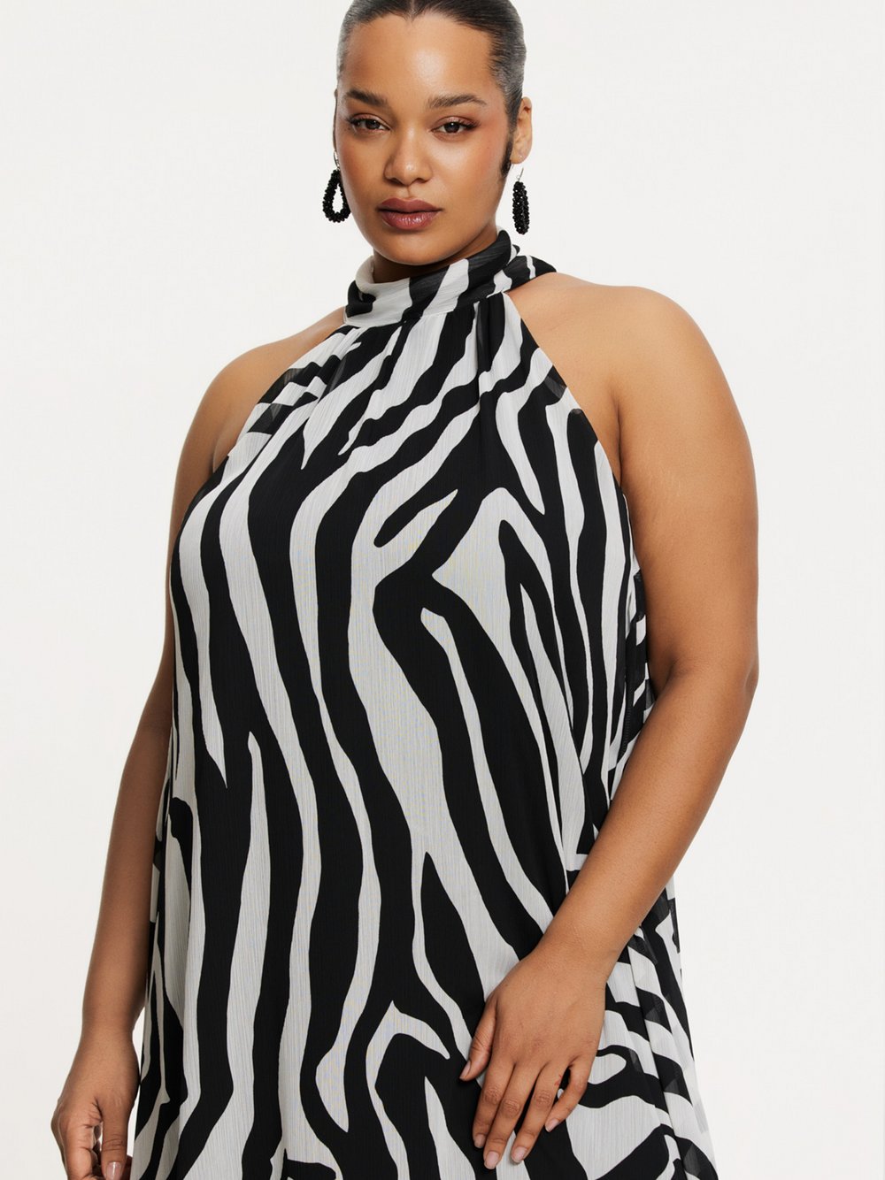 YOEK Kleid Damen bedruckt