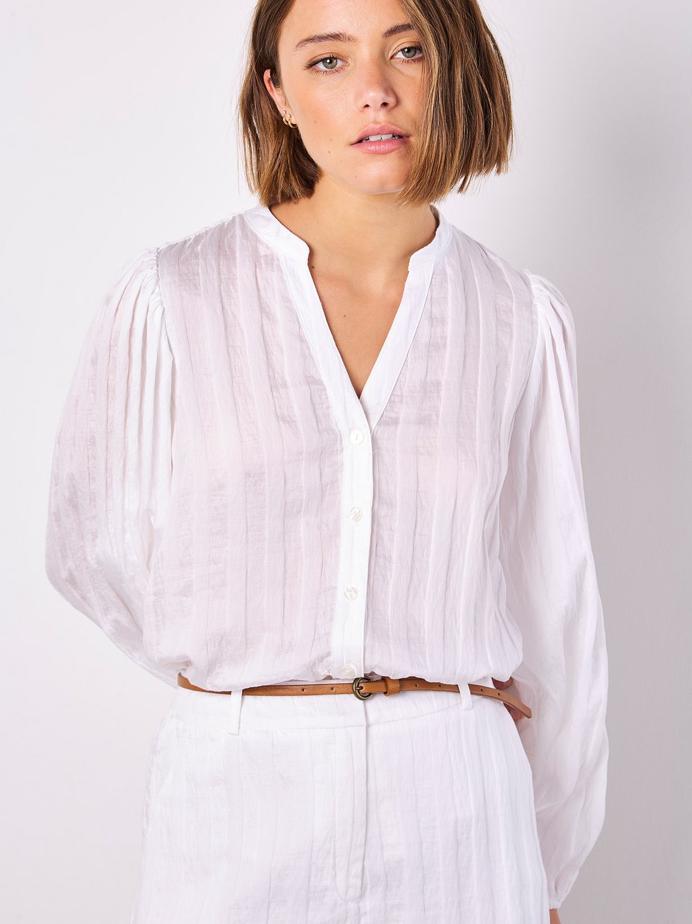 Apricot Bluse Damen Lyocell