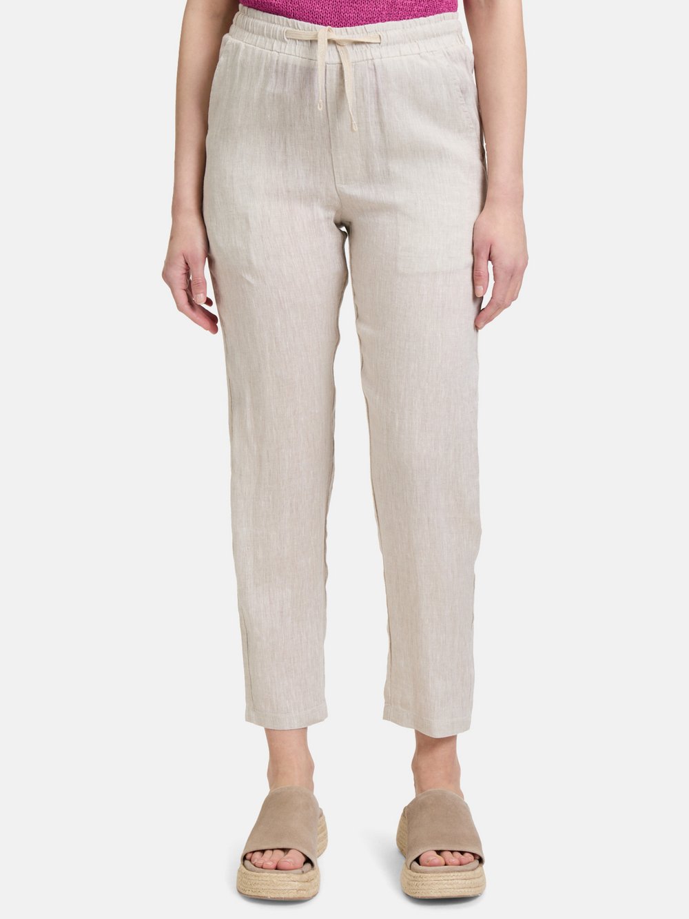 Cartoon Leinenhose Damen