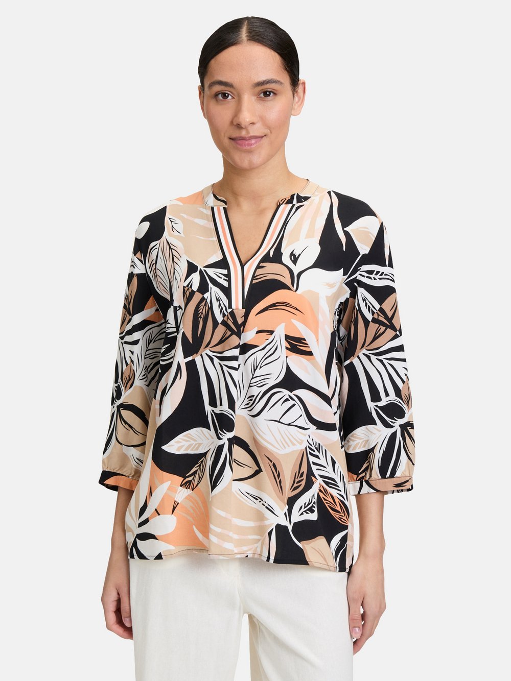 Betty Barclay Schlupfbluse Damen Viskose gemustert