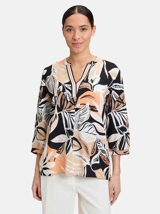 Betty Barclay Schlupfbluse Damen Viskose gemustert