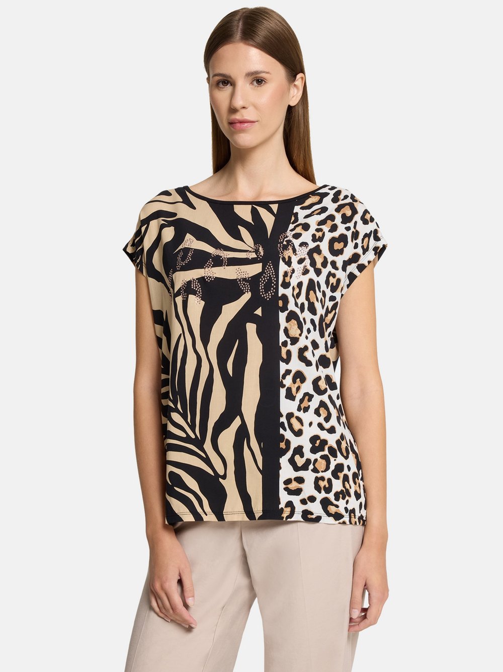 Betty Barclay Casual-Shirt Damen Viskose gemustert