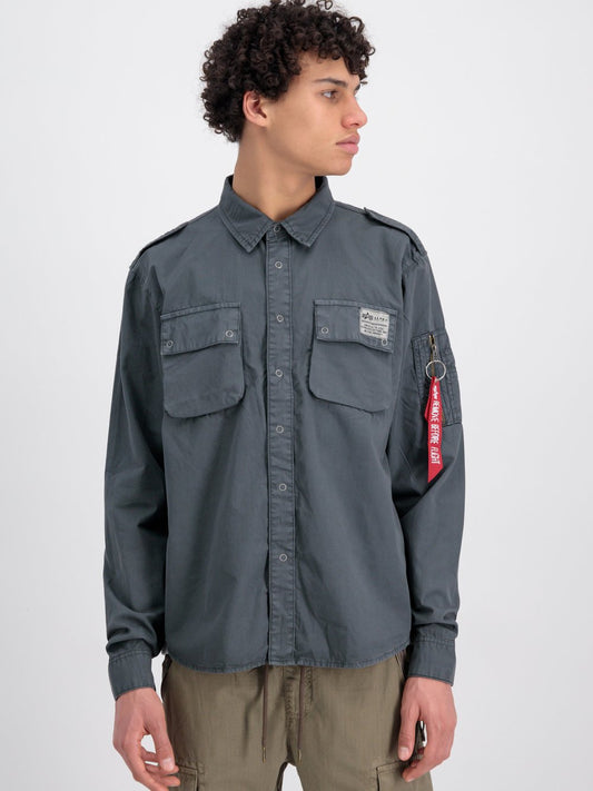 Alpha Industries Hemd Herren Baumwolle