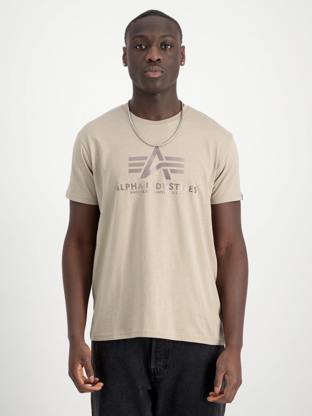 Alpha Industries T-Shirt Herren Baumwolle bedruckt