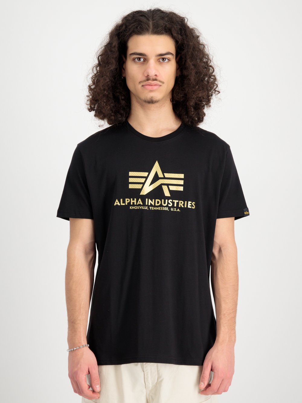 Alpha Industries T-Shirt Herren Baumwolle bedruckt