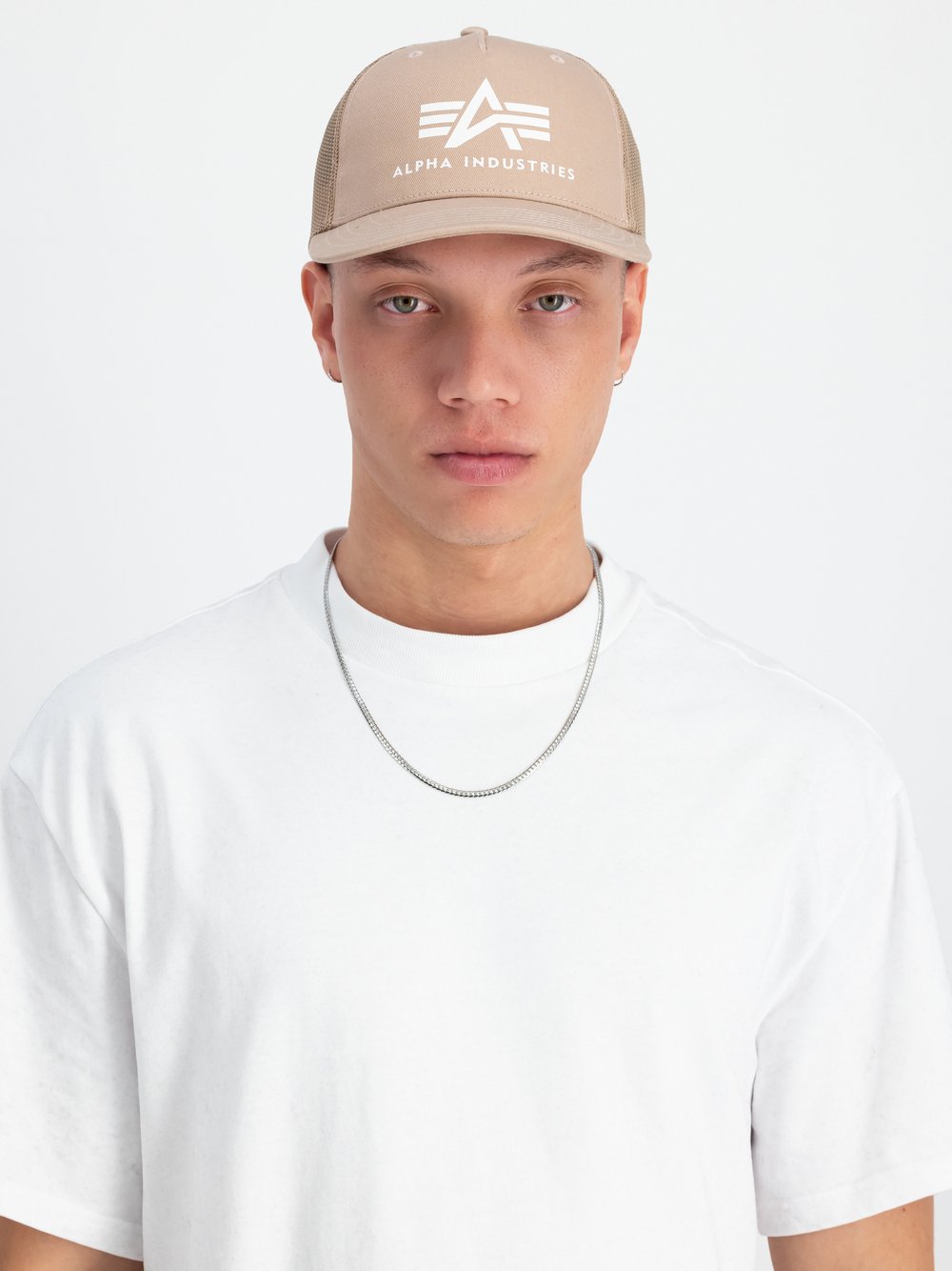Alpha Industries Accessoires Kopfbedeckung Damen Baumwolle bedruckt