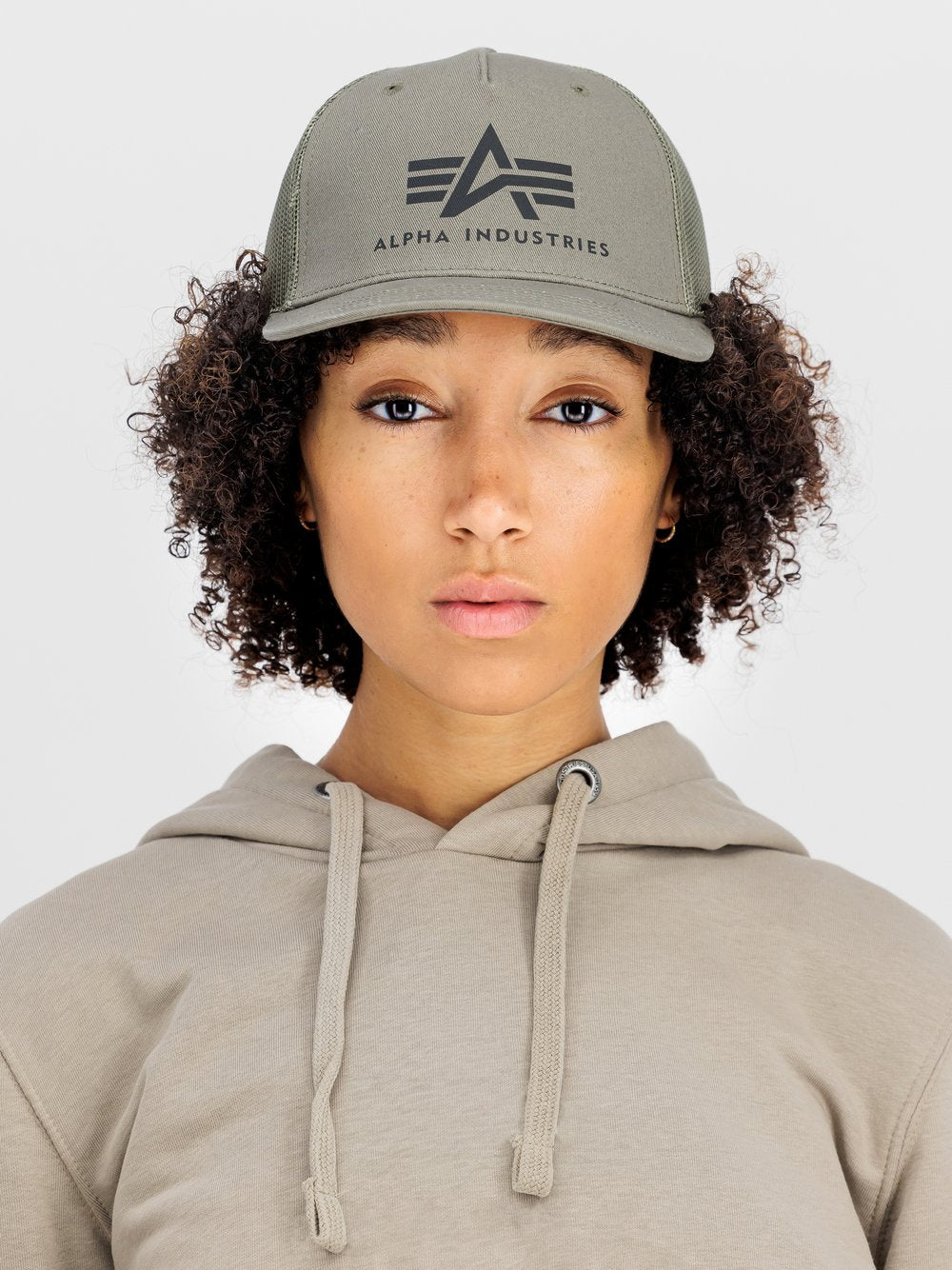 Alpha Industries Accessoires Kopfbedeckung Damen Baumwolle bedruckt
