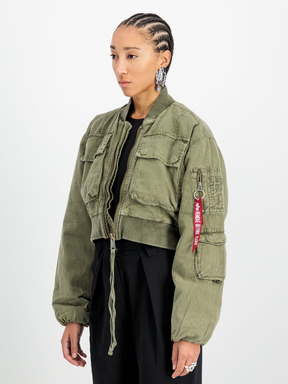 Alpha Industries Bomberjacke Damen Baumwolle