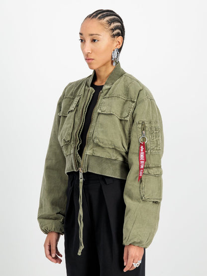Alpha Industries Bomberjacke Damen Baumwolle