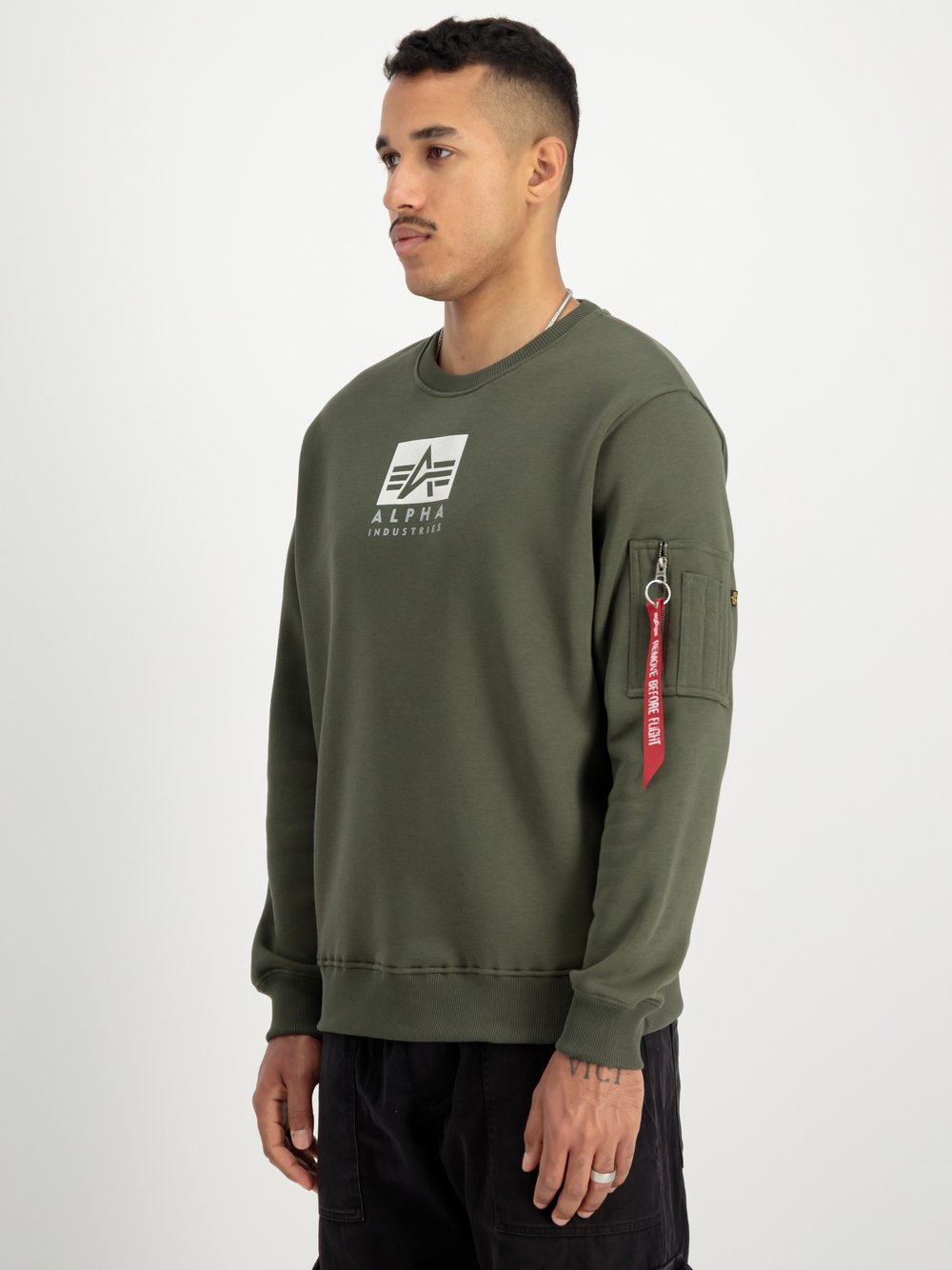 Alpha Industries Sweatshirt Herren Baumwolle