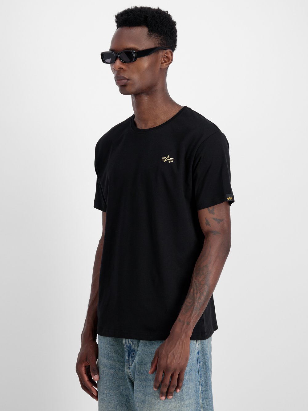 Alpha Industries T-Shirt Herren Baumwolle