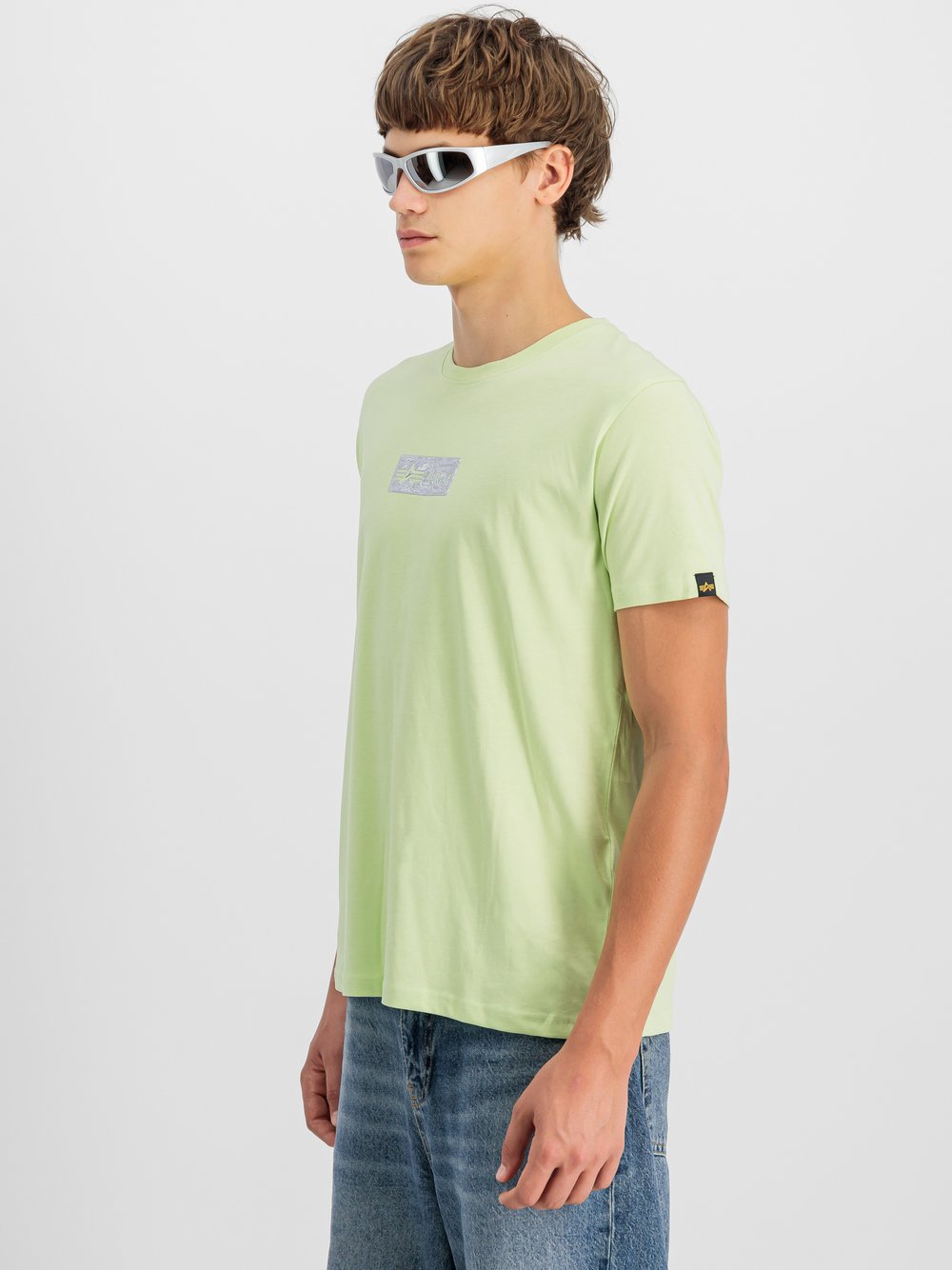 Alpha Industries T-Shirt Herren Baumwolle bedruckt