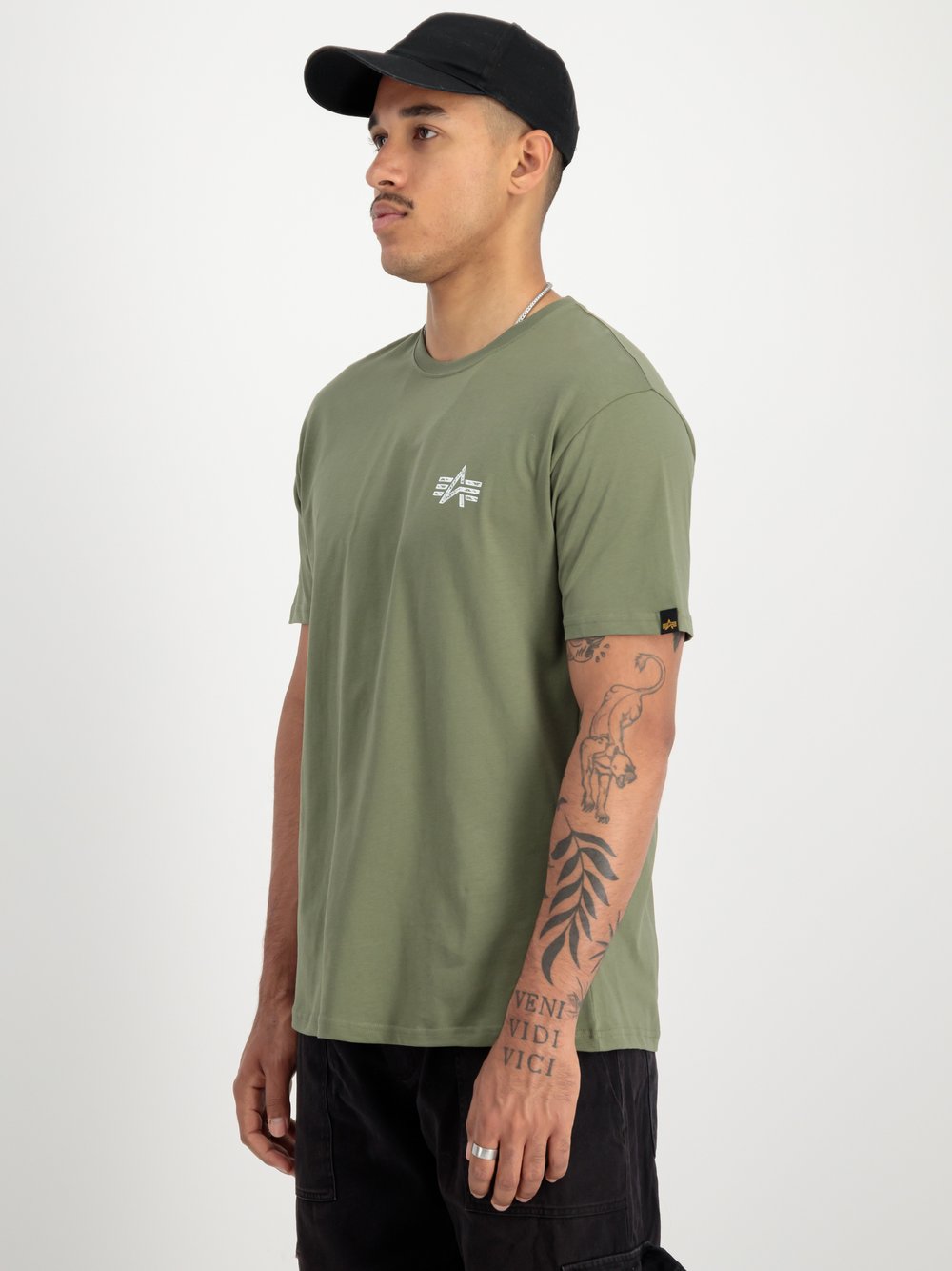 Alpha Industries T-Shirt Herren Baumwolle