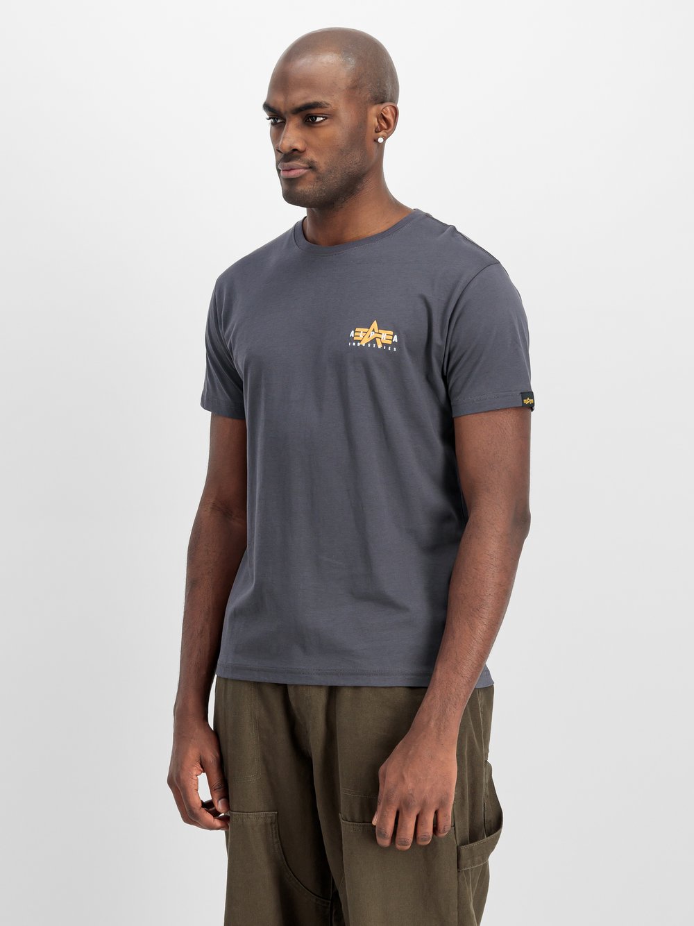 Alpha Industries T-Shirt Herren Baumwolle