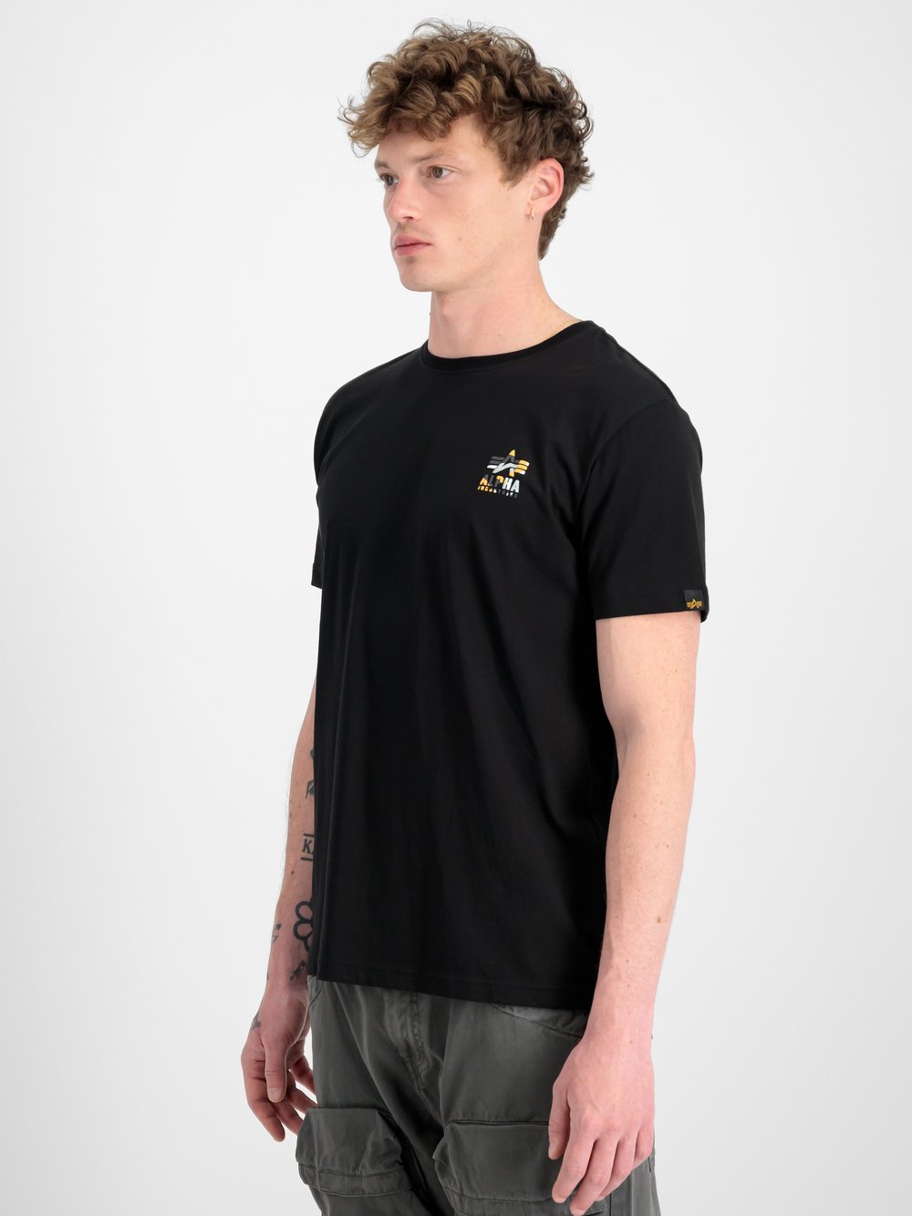 Alpha Industries T-Shirt Herren Baumwolle bedruckt