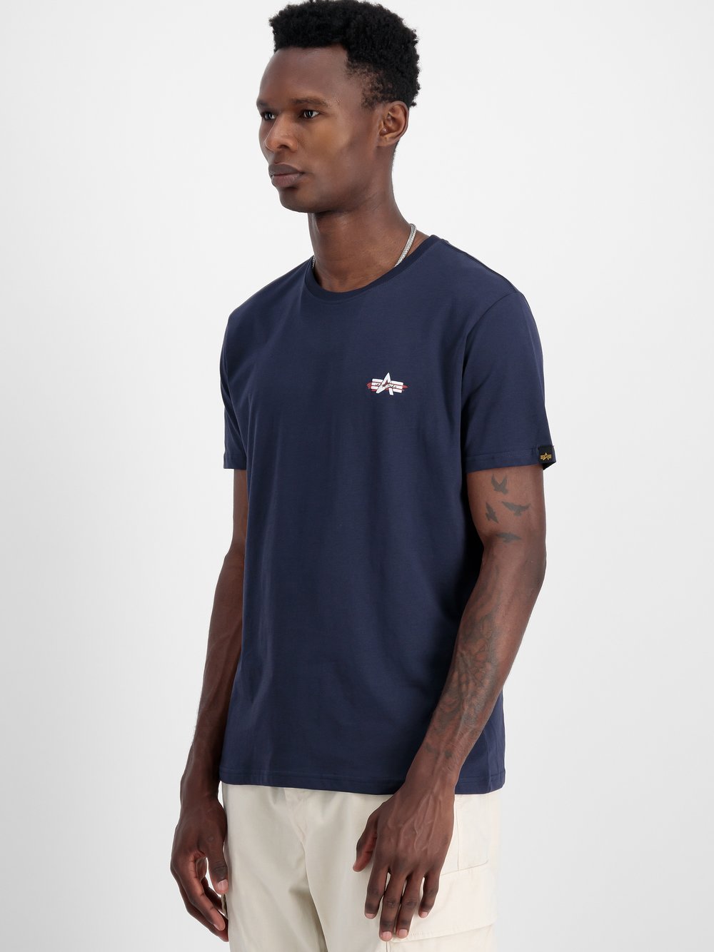 Alpha Industries T-Shirt Herren Baumwolle