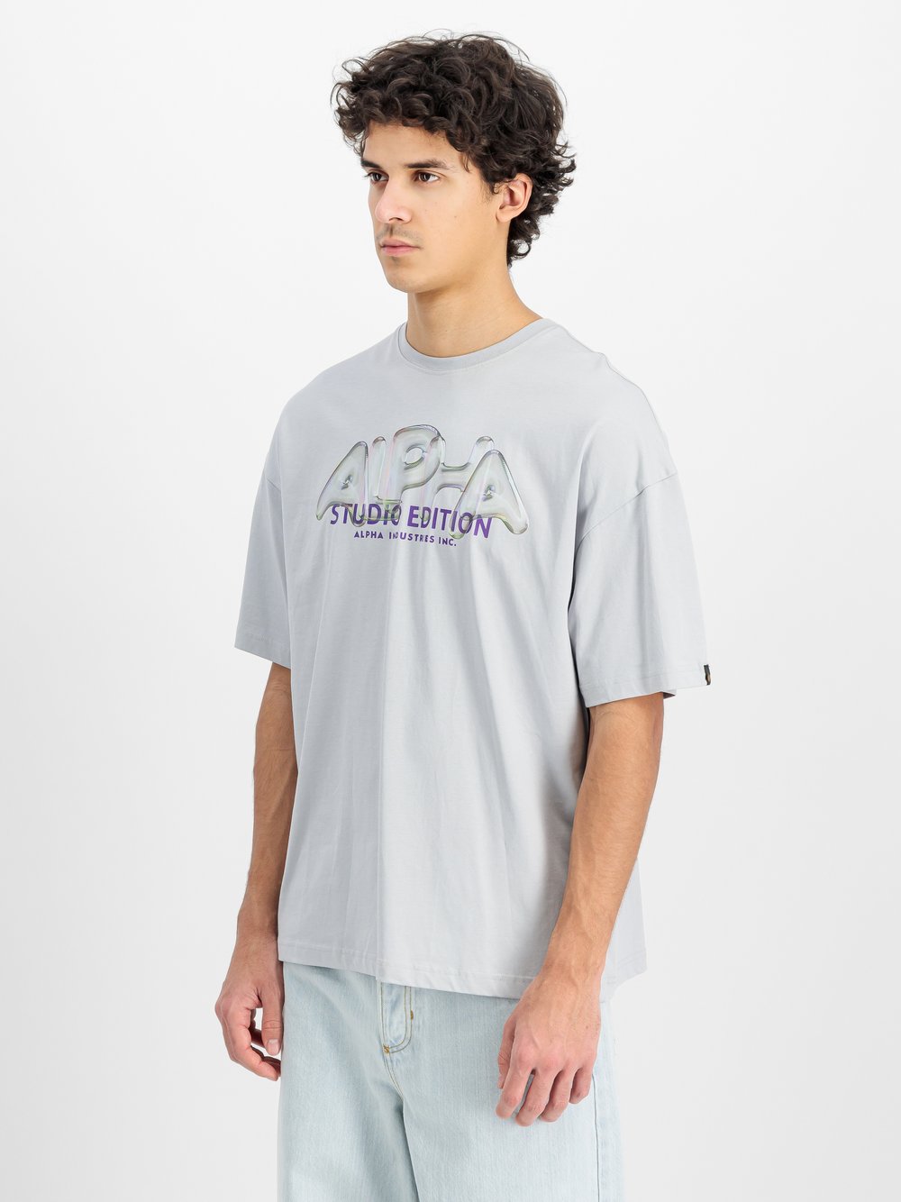 Alpha Industries T-Shirt Herren Baumwolle bedruckt