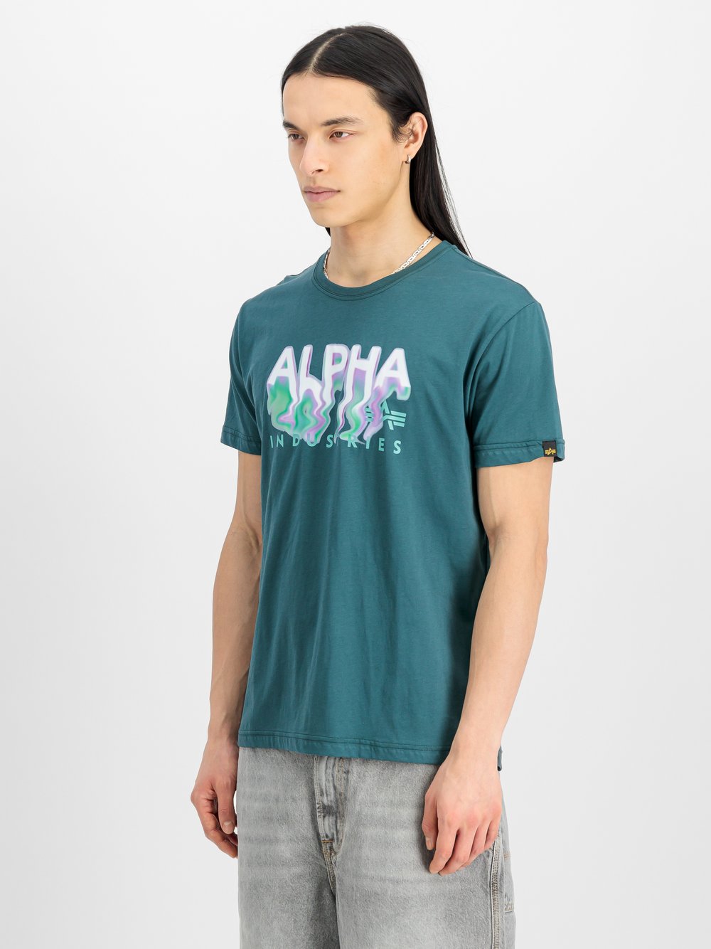 Alpha Industries T-Shirt Herren Baumwolle bedruckt