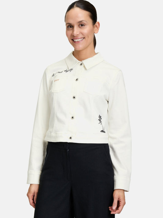 Betty Barclay Jeansjacke Damen Baumwolle bedruckt