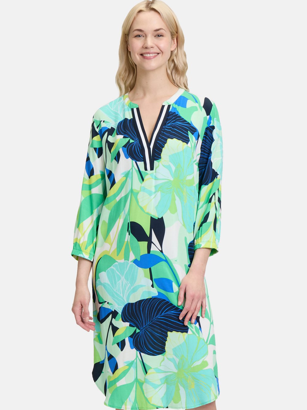 Betty Barclay Casual-Kleid Damen Viskose gemustert