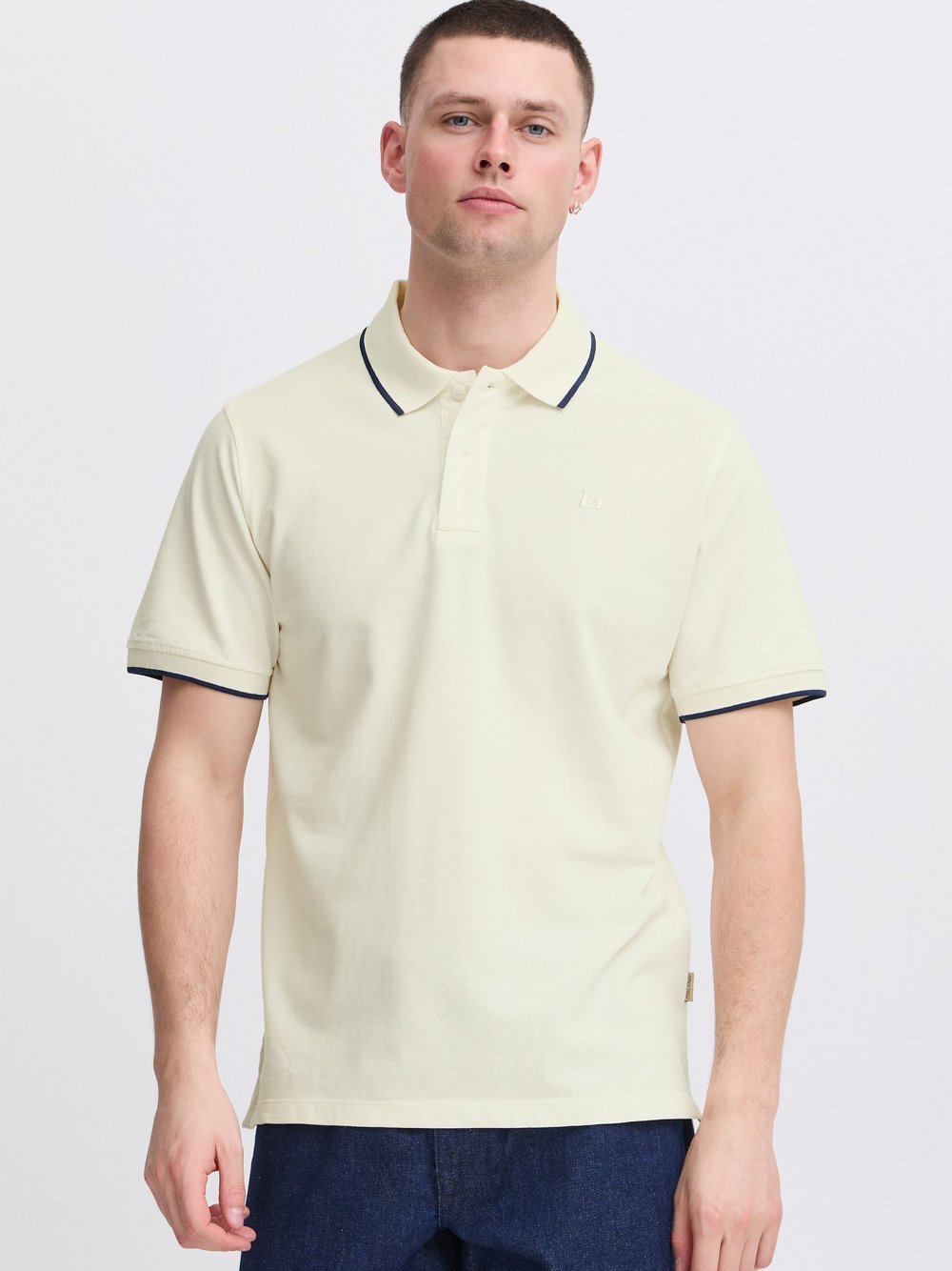BLEND Poloshirt Herren Baumwolle