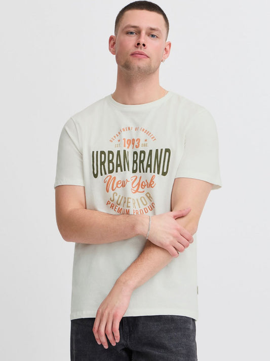 BLEND Rundhalsshirt Herren Baumwolle bedruckt