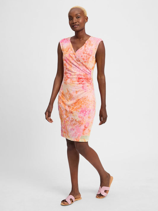 Cartoon Sommerkleid Damen Jersey gemustert