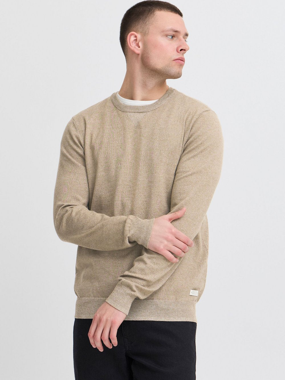 BLEND Strickpullover Herren Baumwolle