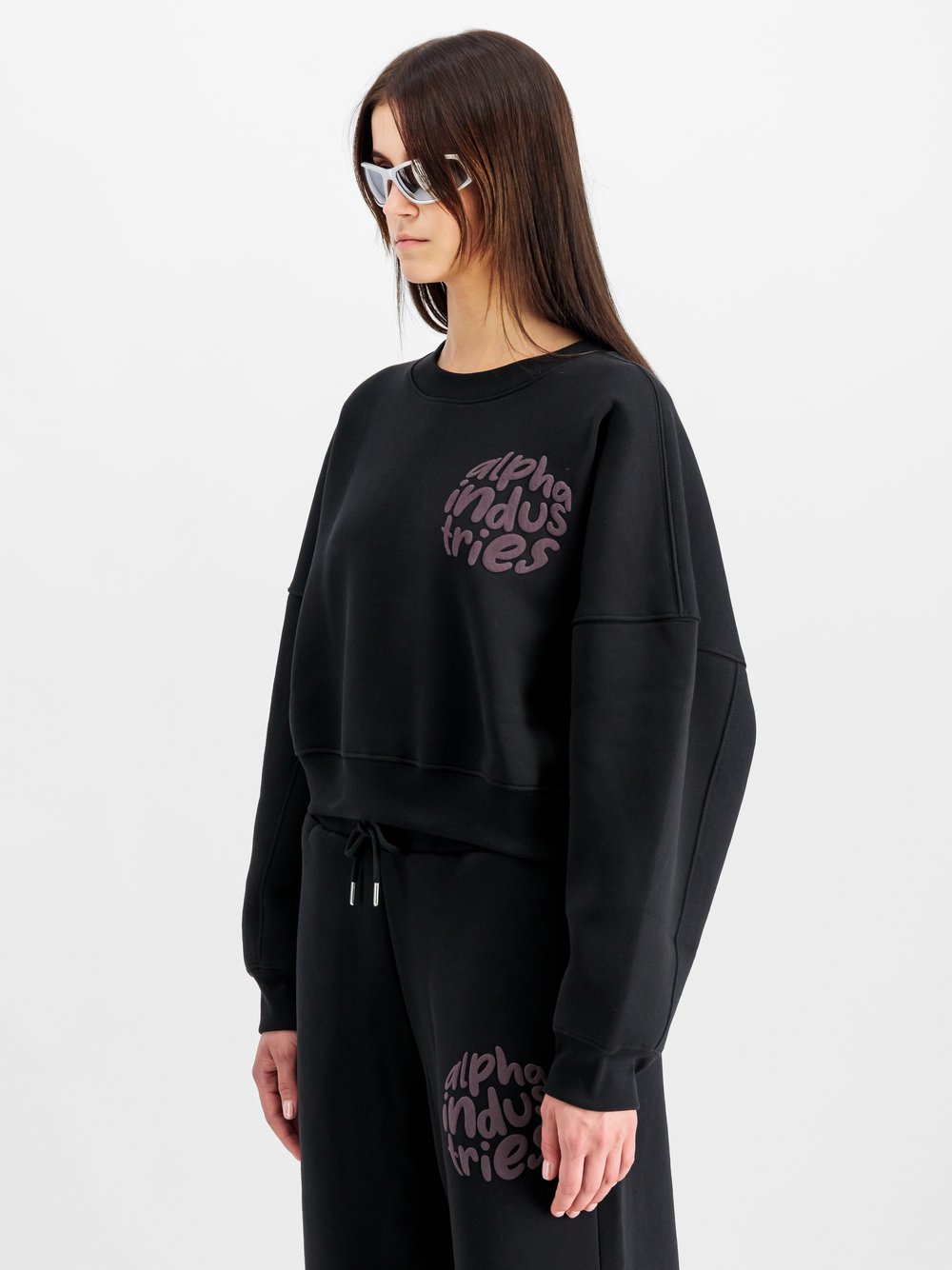 Alpha Industries Sweatshirt Damen Baumwolle bedruckt