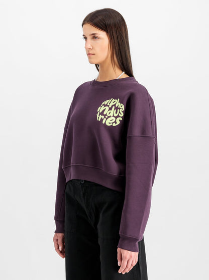 Alpha Industries Sweatshirt Damen Baumwolle bedruckt