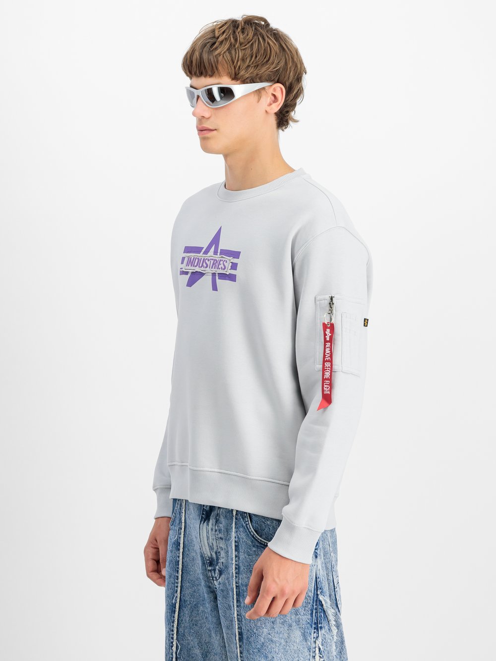 Alpha Industries Sweatshirt Herren Baumwolle