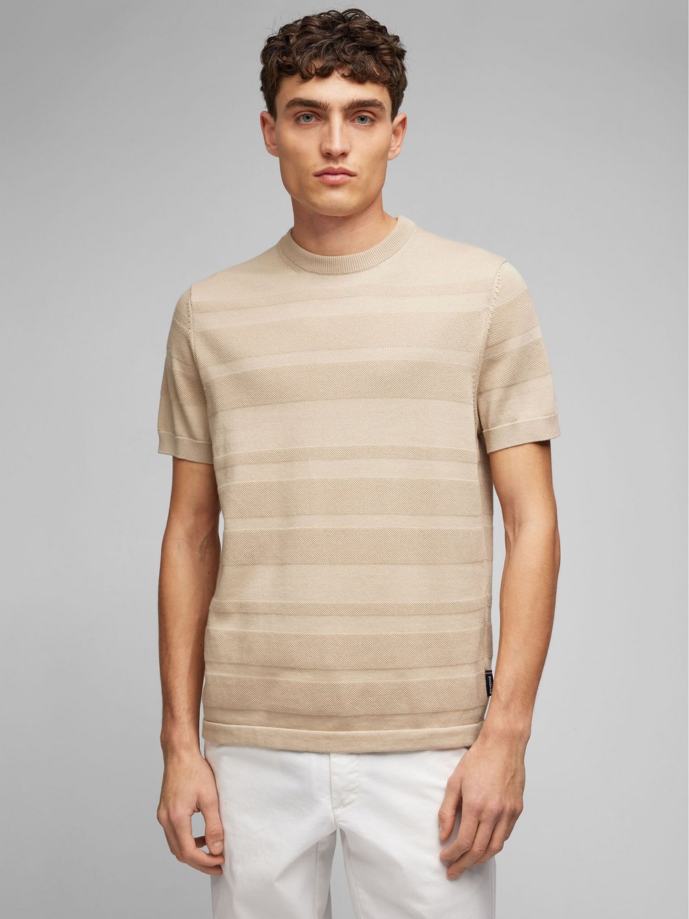 Daniel Hechter T-Shirt Herren Baumwolle gestreift