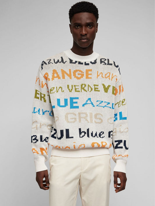 Daniel Hechter Strick Herren Baumwolle bedruckt