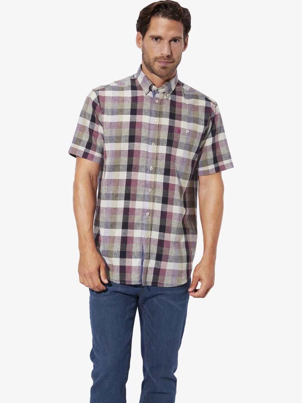 BABISTA Bermuda Herren Baumwolle kariert