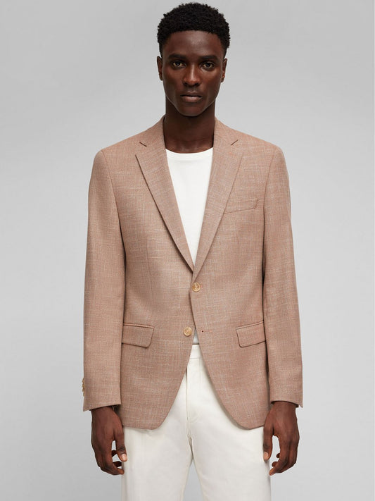 Daniel Hechter Sakko Herren Modern Fit Baumwolle meliert