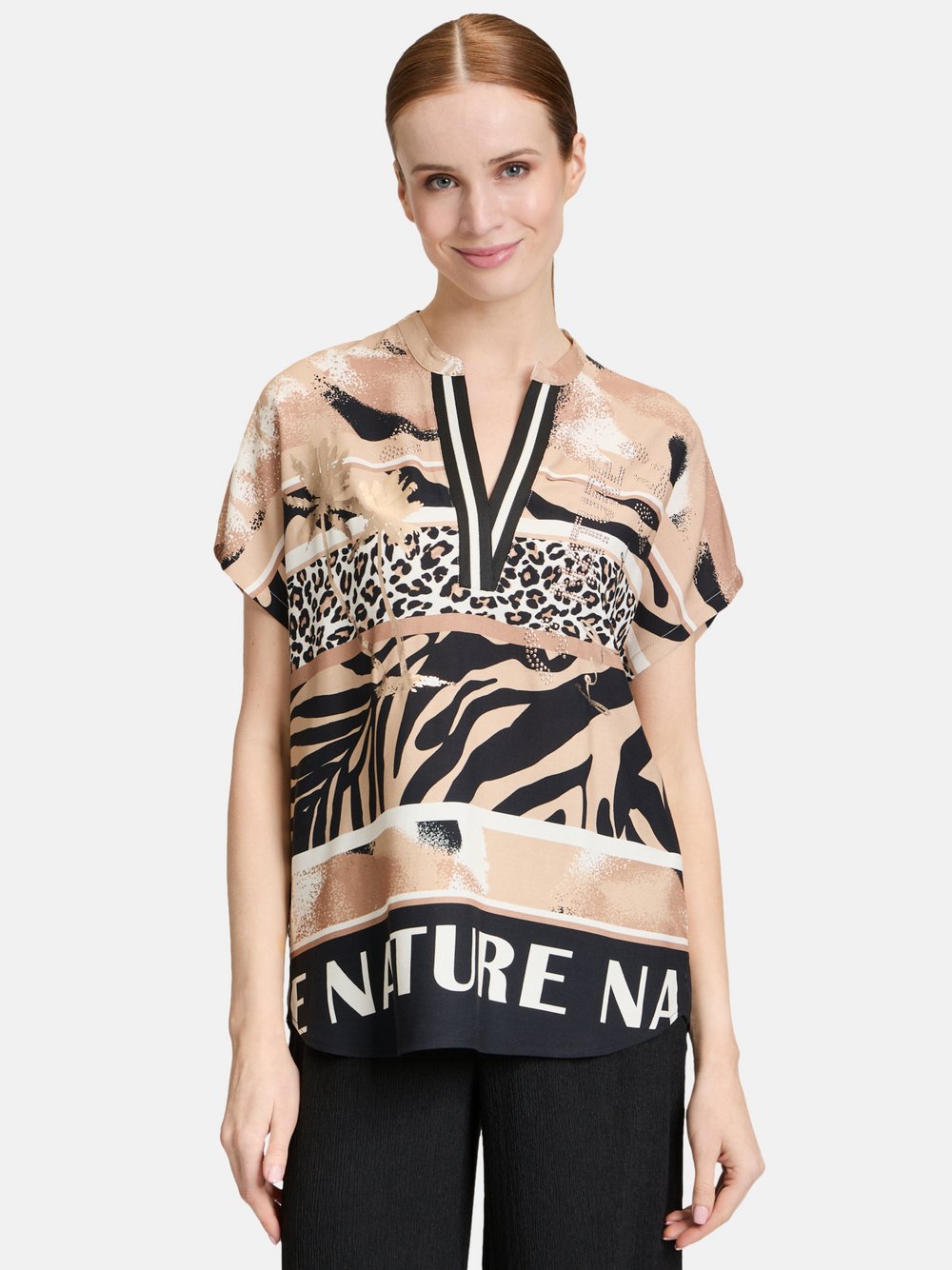 Betty Barclay Longbluse Damen Viskose gemustert