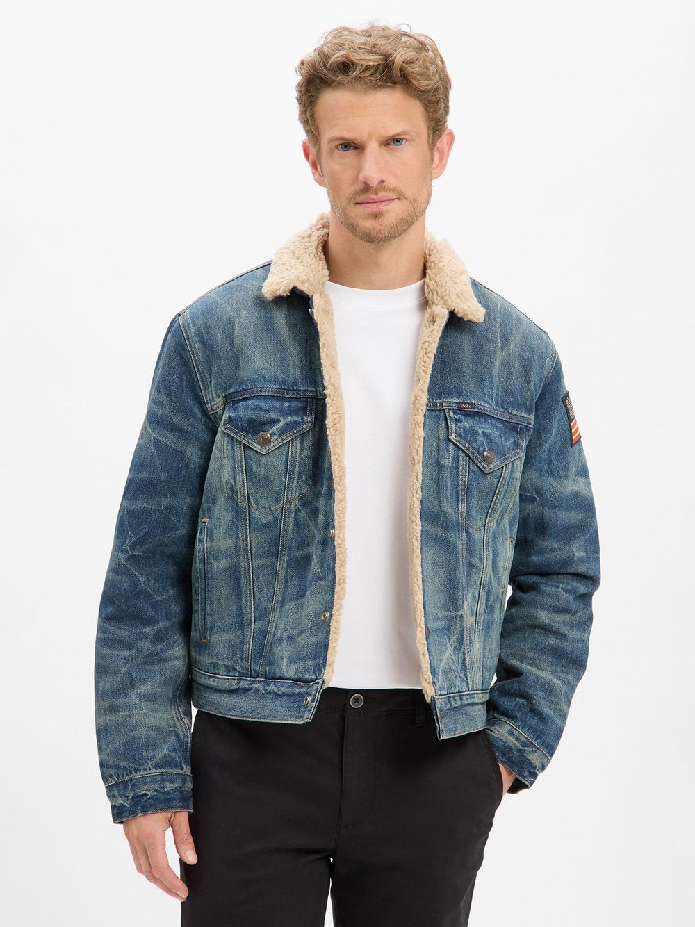 Polo Ralph Lauren Jeansjacke Herren Baumwolle