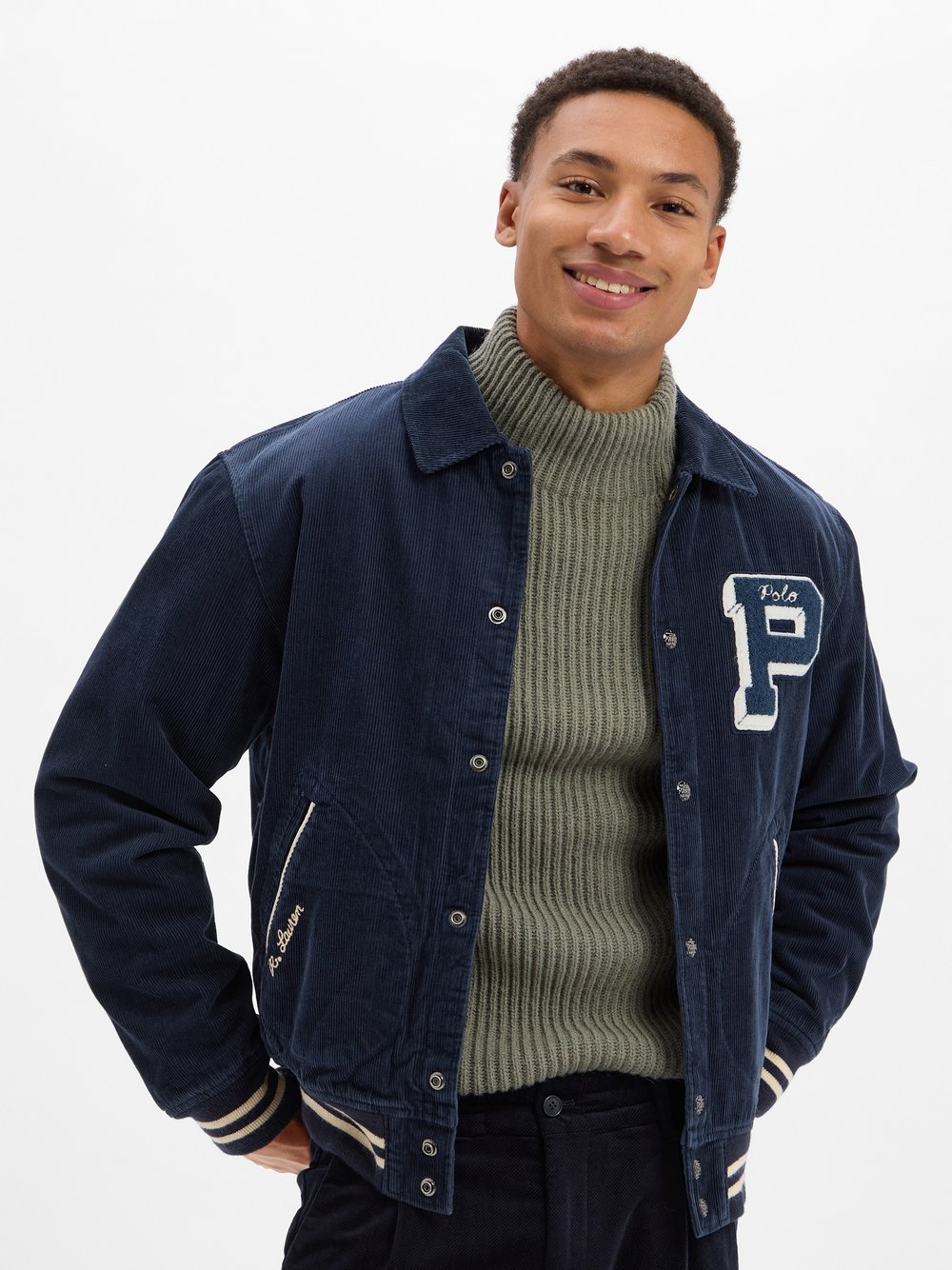 Polo Ralph Lauren Collegejacke Herren Baumwolle