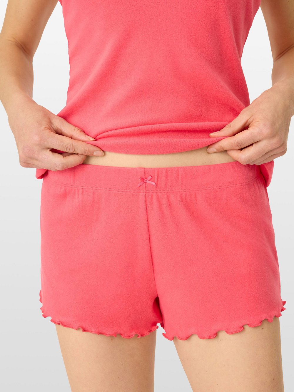 PJ Salvage Pyjamaoberteil Damen gemustert