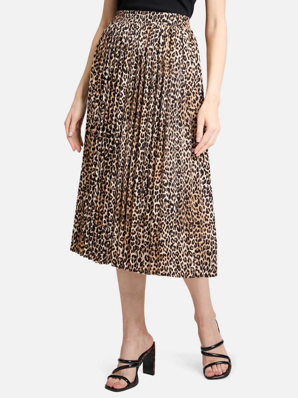 Betty Barclay Plisseerock Damen gemustert